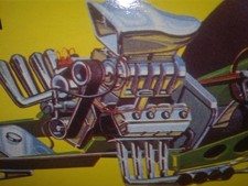 Supercharged Blown Dragster Engine Zoomie Megaphone Chrome Headers Stingaree