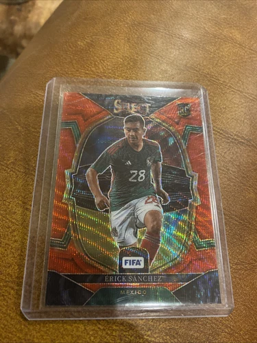 2023 Panini Select Fifa Erick Sanchez Red Wave Prizm Rookie