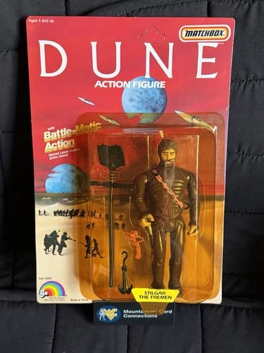 VINTAGE STILGAR THE FREMAN 1984 Dune LJN MOC Sealed Battle-Matic Action Figure