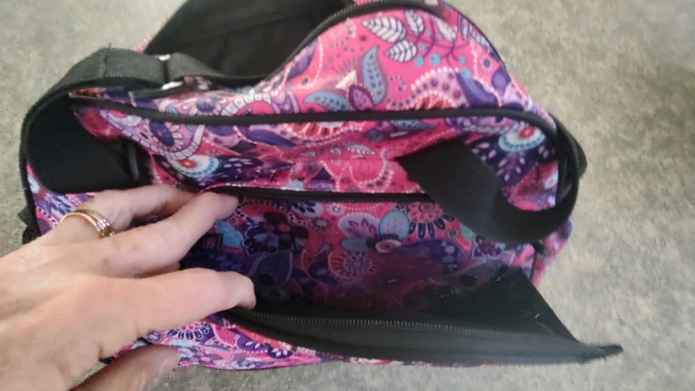 Pickleball Bag for Women Beautiful Pink & Purple Paisley. Excellent Condition! Pickleball Bag for Women Beautiful Pink & Purple Paisley. Excellent Condition!
