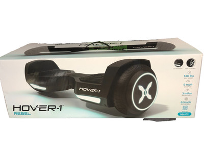 Hover-1 Rebel Electric Hoverboard LED Lights Black-UL2272 Certified