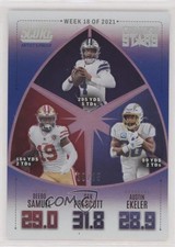 2022 Score Fantasy Stars Artist Proof 30/35 Austin Ekeler Dak Prescott 0vp1