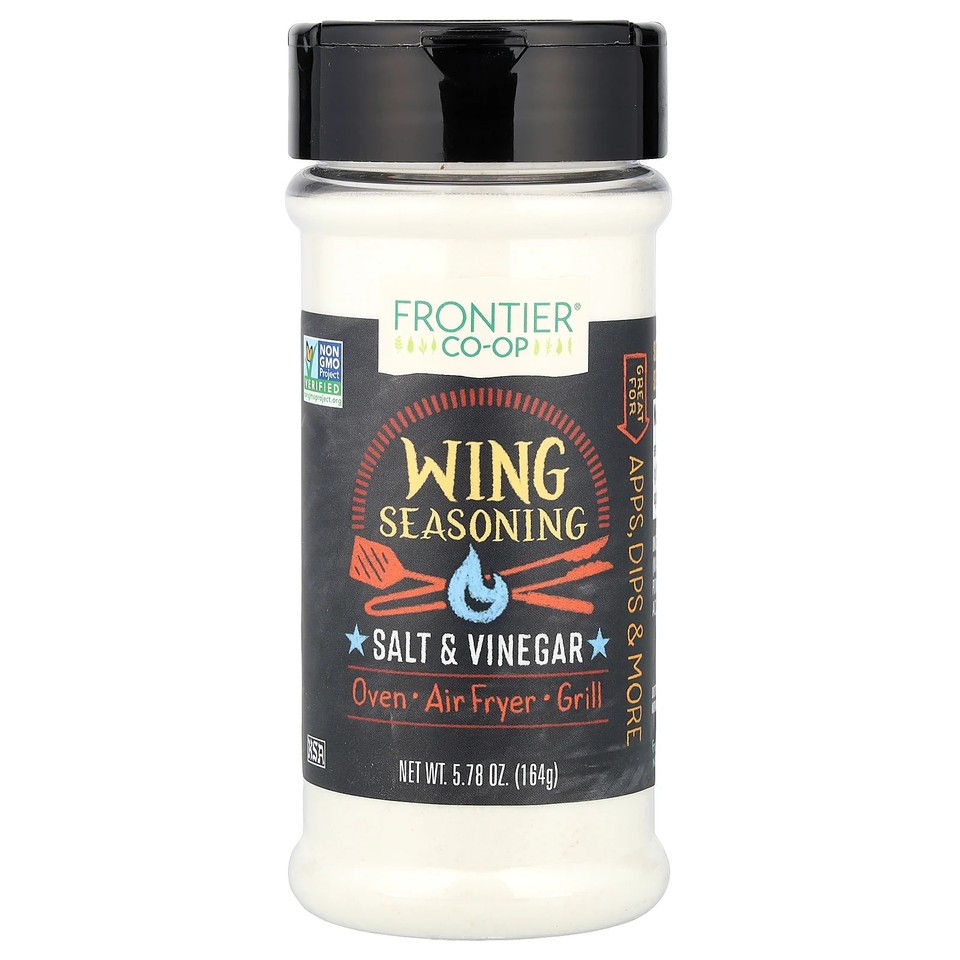 Wing Seasoning, Salt & Vinegar, 5.78 oz (164 g)