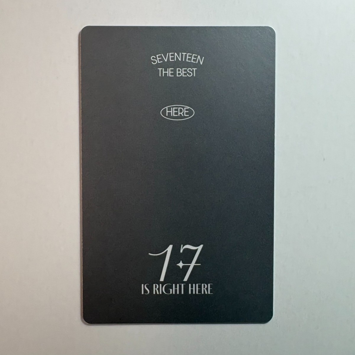 SEVENTEEN] Vernon - 17 IS RIGHT HERE HERE Ver. Photocard | eBay