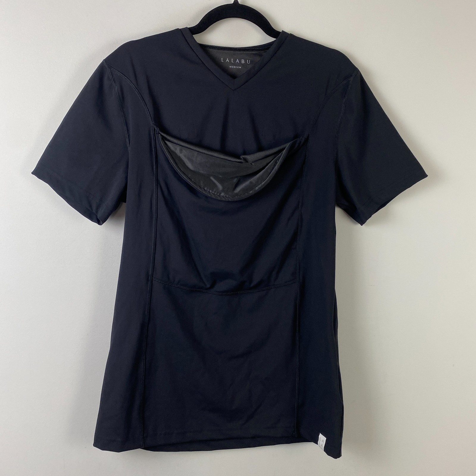LALABU Dad Shirt Mens Medium Baby Carrier Soothing Kangaroo 