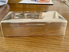 Stirling Silver Cigarette Box, Made By Mappin & Webb
