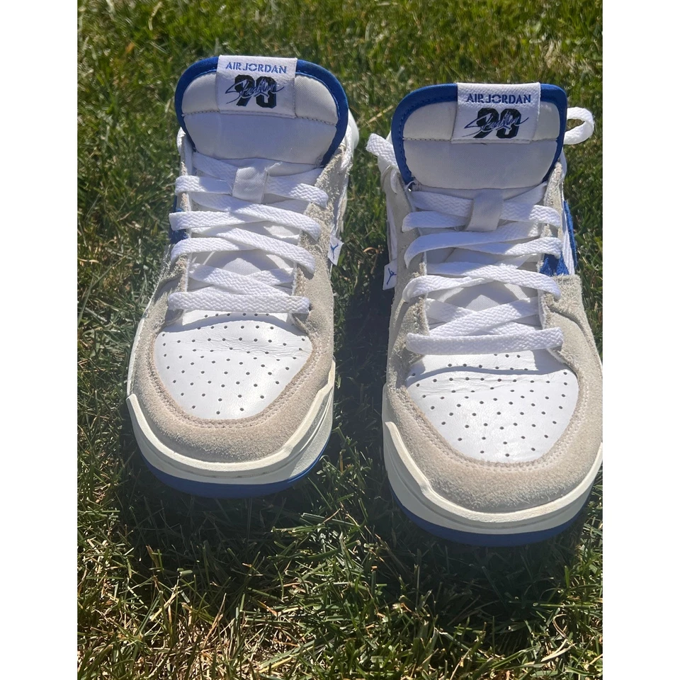 Zapatillas deportivas Air Jordan Formula 23 blancas azules talla 8 Foto 2 de 4