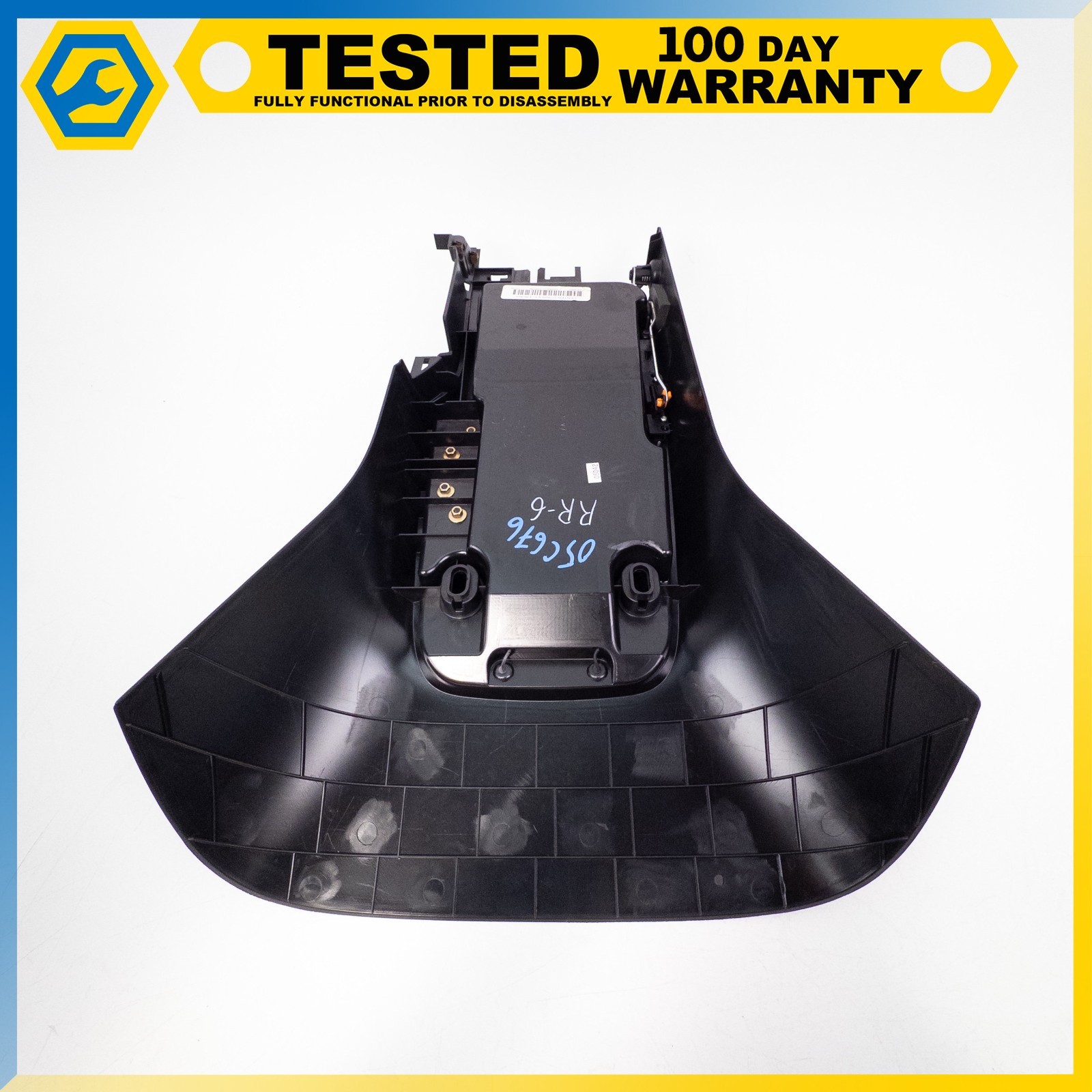 05-13 CHEVROLET CORVETTE C6 FRONT CENTER CONSOLE ARM REST LID ASSEMBLY BLACK OEM