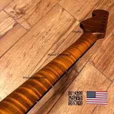 V-Shaped Roasted Flame Maple Rosewood Strat N...