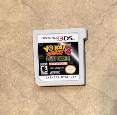 Yokai Watch 2 Bony Spirits DEMO Not For Resale Game Only Nintendo 3DS USA