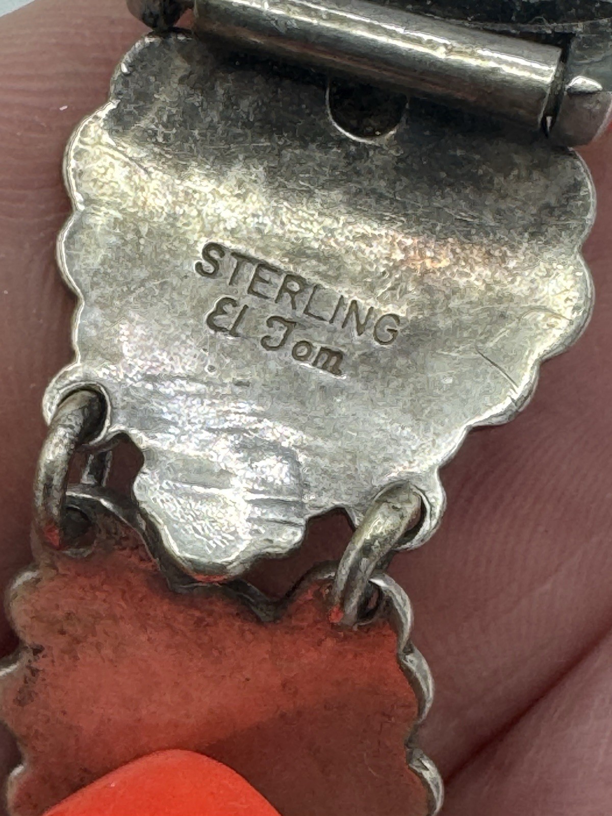 El Tom Native Chants Sterling Silver Multi Gem Wr… - image 5