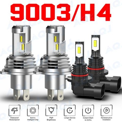For Toyota Hilux 2004-2019 LED Headlight High Low Beam Fog Light Bulbs Combo