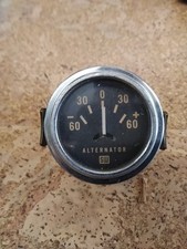 Vintage Stewart Warner 815853 Sw Amp Amperes Gauge - 60  60 2-14 In Face