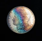 1883-O Morgan Dollar  Pretty Super Color  BU