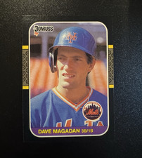 1987 Donruss Dave Magadan New York Mets #575 Rookie Base Set Card. rookie card picture