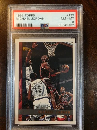 1997-98 Topps - Michael Jordan #123 PSA 8