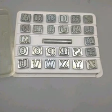 Craftool 3/4" Alphabet Stamp Art Set 8145-00 by Tandy Leather