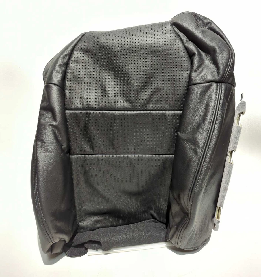 New OEM genuine Honda L Front Upper Leather Seat Cover 2004-2006 Acura MDX black - Image 3 of 4