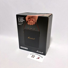 Marshall Stockwell III Wireless Bluetooth Speaker Black and Brass IP55 40Hr