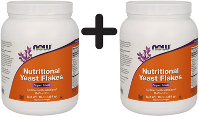 2 x NOW Foods Nutritional Yeast Flakes - 284g (61,60 EUR/kg)