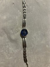 GEORGE Women's Quartz Analog Blue Dial Silver Bracelet Dress Watch Arabic