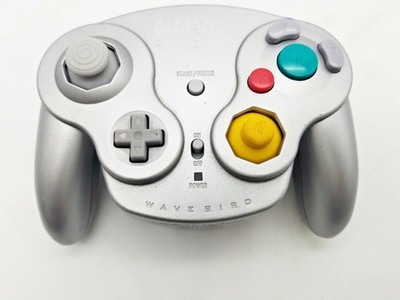 Nintendo GameCube Wireless Wavebird Controller Silber ohne Empfänger 1...