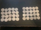 TWO ROLLS 90 Percent Franklin Half dollars 4- 1950s/ 36--1960-1964 40 COINS