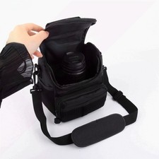 DSLR SLR Camera Shoulder Bag Case Waterproof Shockproof For Canon Nikon Sony