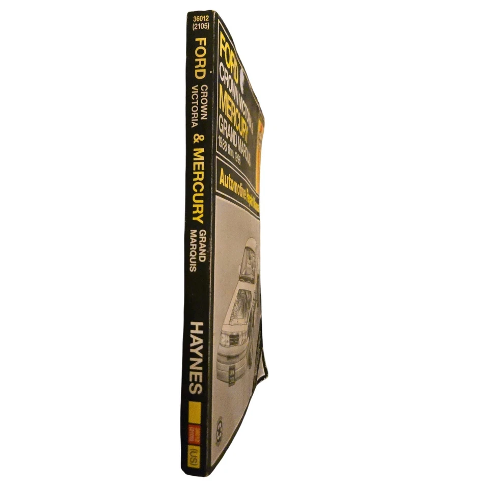 Manual de reparación Haynes 36012 1988-1996 Ford Crown Victoria Mercury Grand Marquis Foto 3 de 3