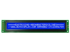 3.3V Blue 40x2 4002 LCM Character LCD Display Module w/Tutorial,HD44780,Bezel
