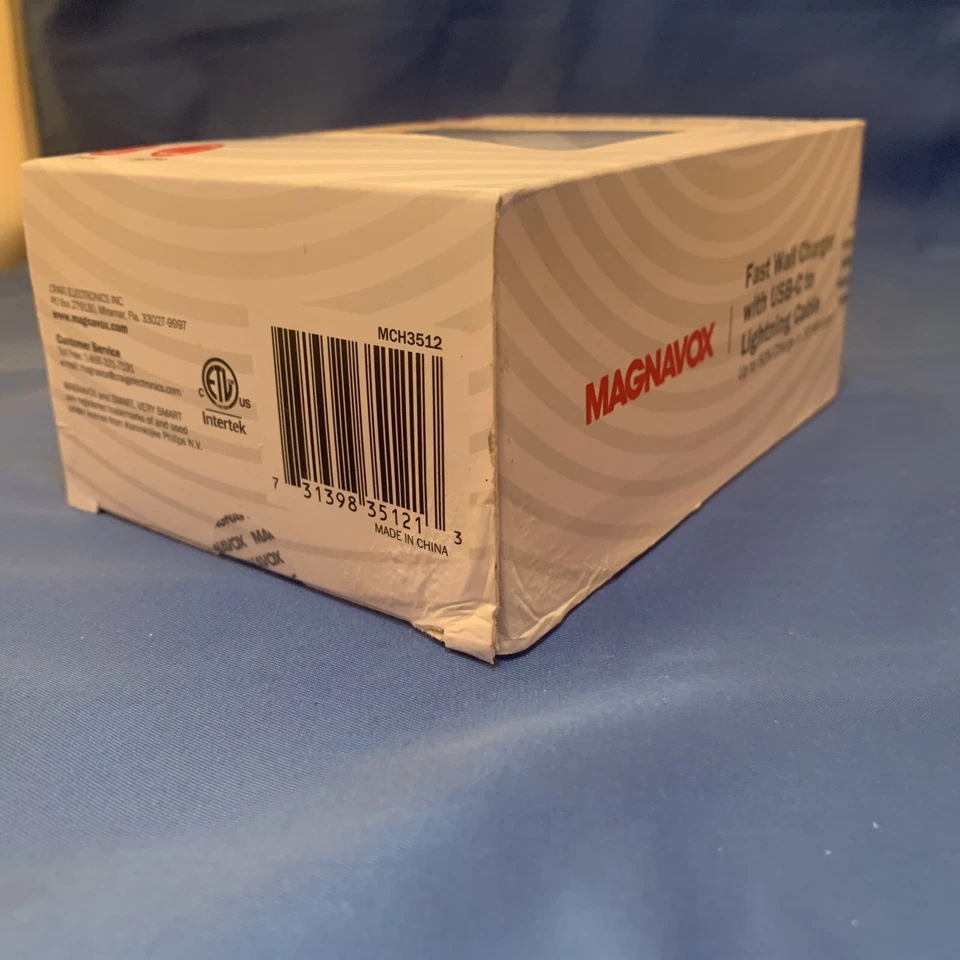 MAGNAVOX Fast Wall Charger USB-C To Lightning Cable iPHONE iPad Mfi-certified - Image 4 of 4