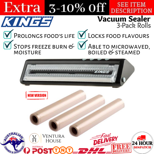 how to use a kings vacuum sealer