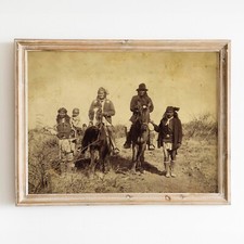 Native American Indian Apache Warrior Geronim...