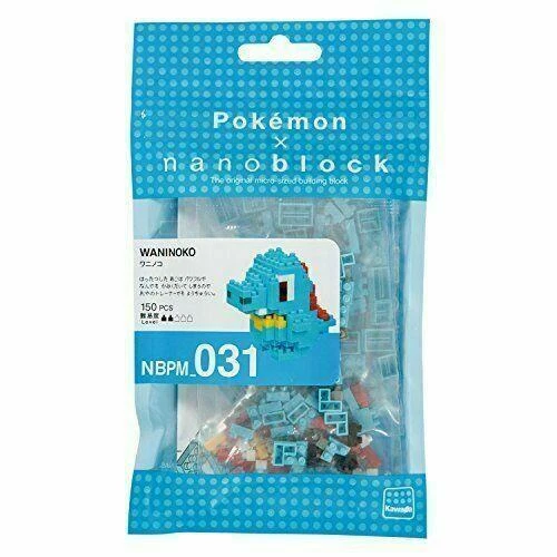 Nanoblock Pokemon Totodile Karnimani Kaiminus NBPM_031 | eBay