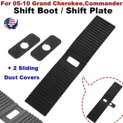 For 05-10 Grand Cherokee Commander Shift Boot Shift Plate w/ Sliding Dust Cover