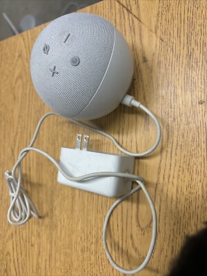 Amazon Echo Dot (4th Gen.) B7W64E Smart Speaker - White W/ Power Cord