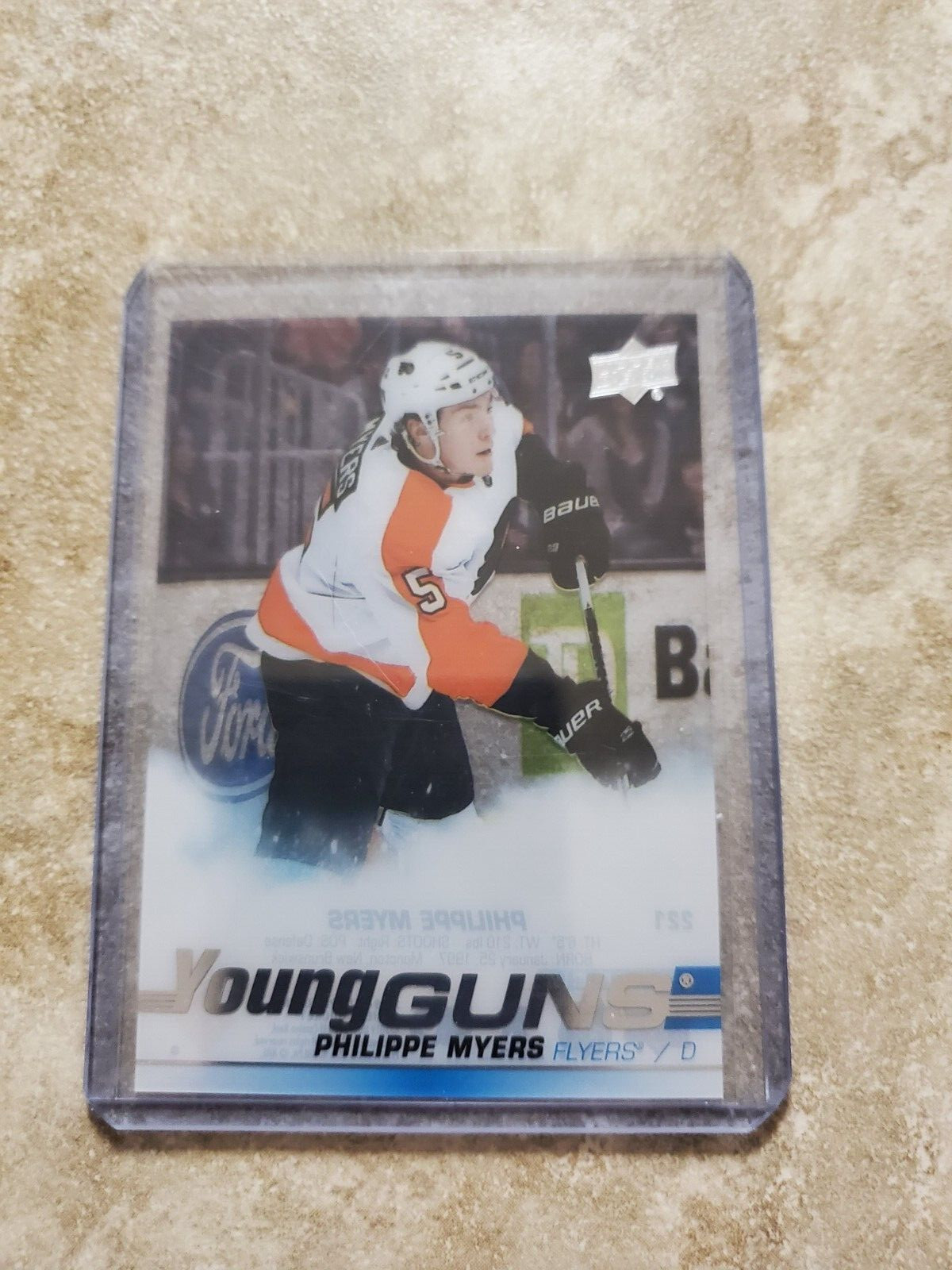 2019/20 UD Young Guns Clear Cut Philippe Myers #221