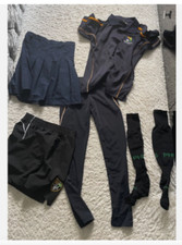 Birmingham Perryfields academy School PE Sports Set leggings top 13y BLAZER 14Y