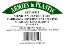 ARMIES IN PLASTIC 5814 MEXICAN REVOLUTION CARRANZA GOVERNMENT FEDERAL CAVALRY