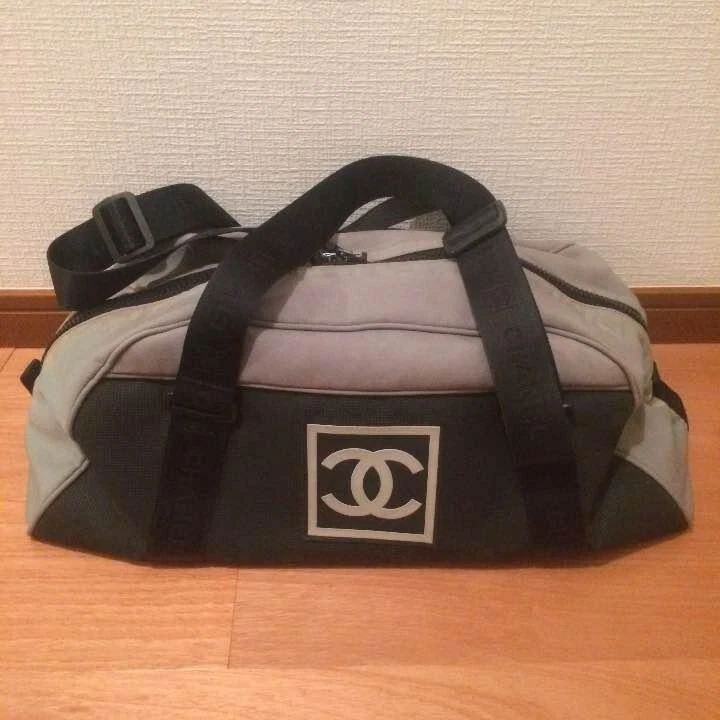 Chanel Sports Rare CC Mark Nylon Duffle  INTO