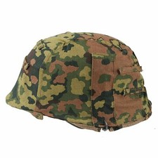 WWII German ELITE M35 Reversible Helmet Cover Color Spring And Fall Oak Camo