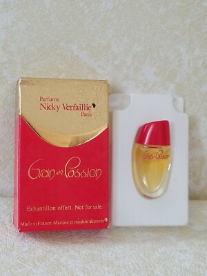 Grain de Passion Nicky Verfaillie Eau de Toilette MINIATURE Parfum 3.75ml 1/8 oz