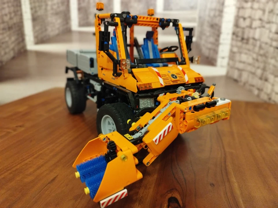 Lego Technic Technik MOC für 8110 Unimog Leitpfostenreiniger Anbauteil Neuwer. - Bild 3 von 4