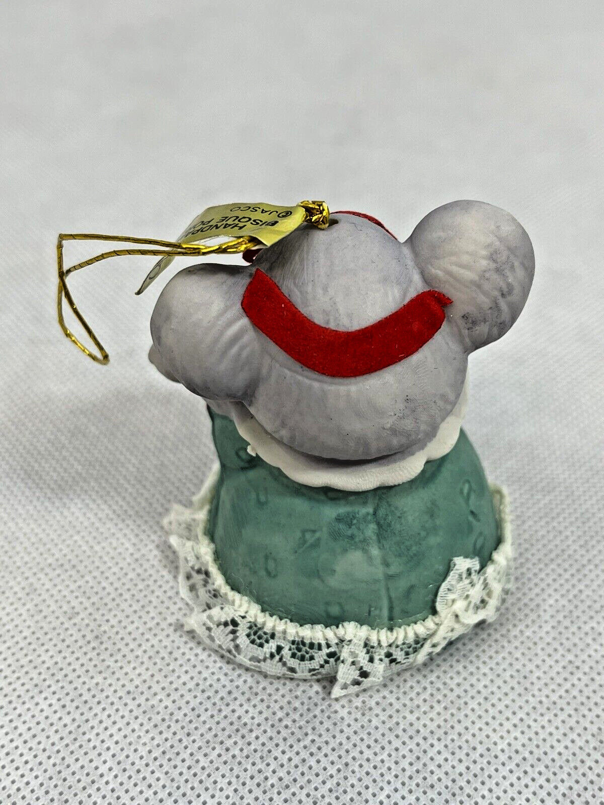 LN Vintage Jasco Caring Critter Chimers BELL Mama Mouse Baby Mice Christmas Tree
