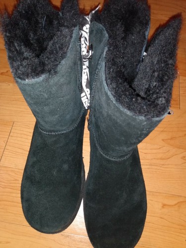 Pre-owned Women Black UGGs Boots Size 8 | eBay