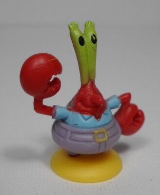 VIACOM 2012 SPONGEBOB SQUAREPANTS 1.25'' MR KRABS PVC FIGURE FIGURINE