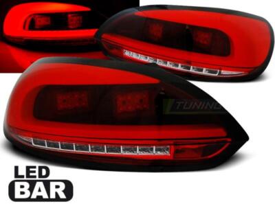 Paar Rückleuchten VW Scirocco 3 08-14 LED BAR rot weiß