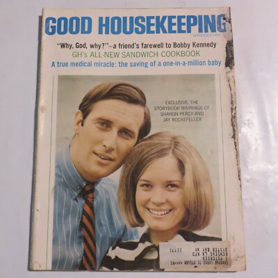 Good Housekeeping Magazine September 1968 Sharon Percy Jay Rockefeller M1