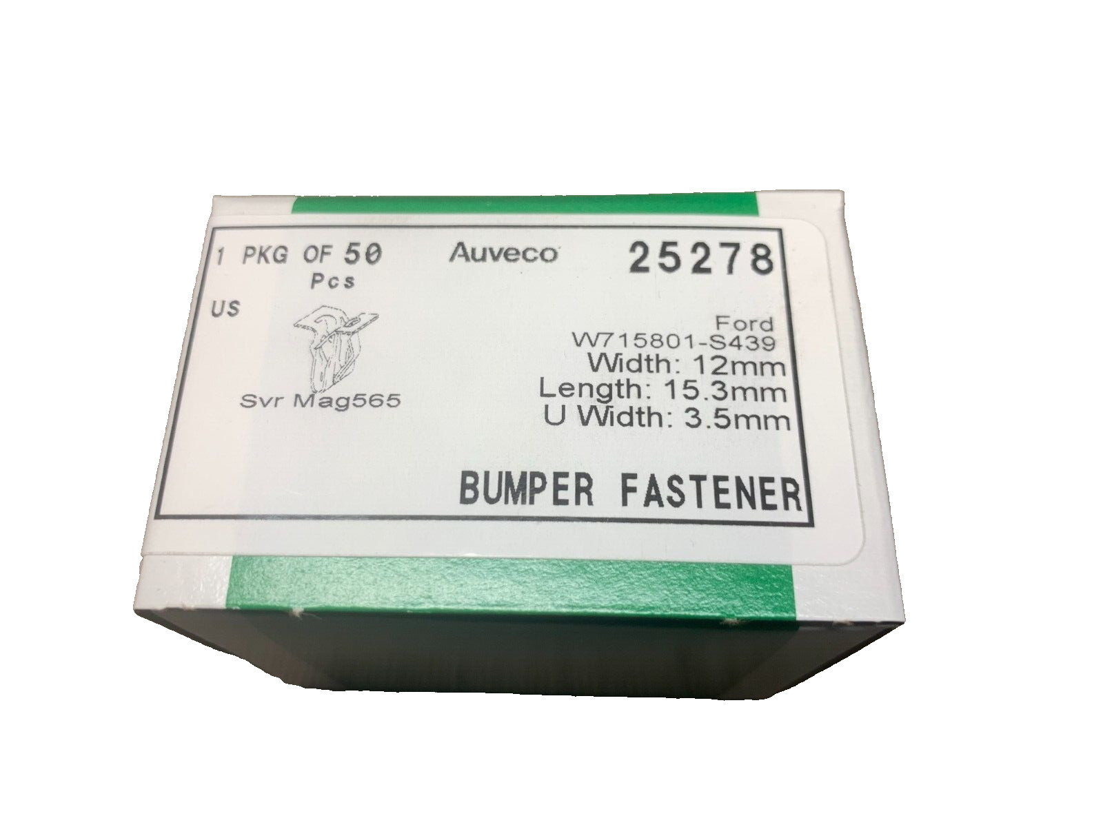 50 Auveco 25278 Bumper Fastener Ford Ranger W715801-S439