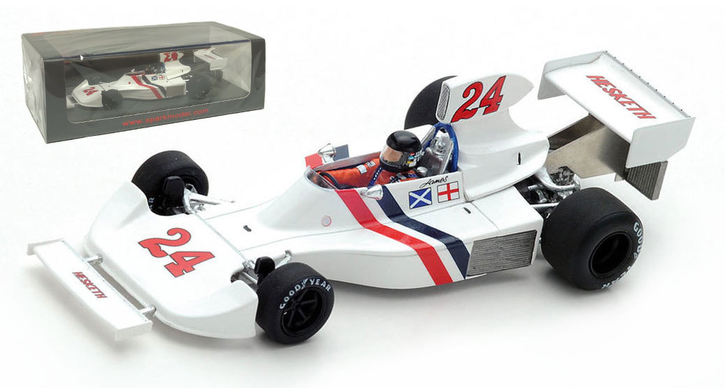 Spark S2239 Hesketh 308 #24 Winner Dutch GP 1st Win 1975 - James Hunt 1/43 Scale